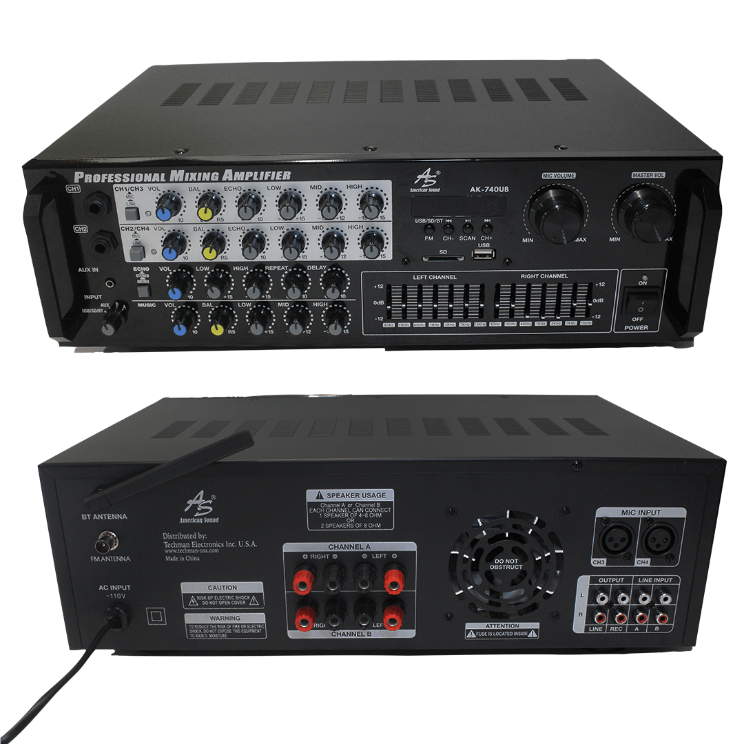 Las mejores ofertas en Amplificadores de potencia de audio para el Hogar  USB