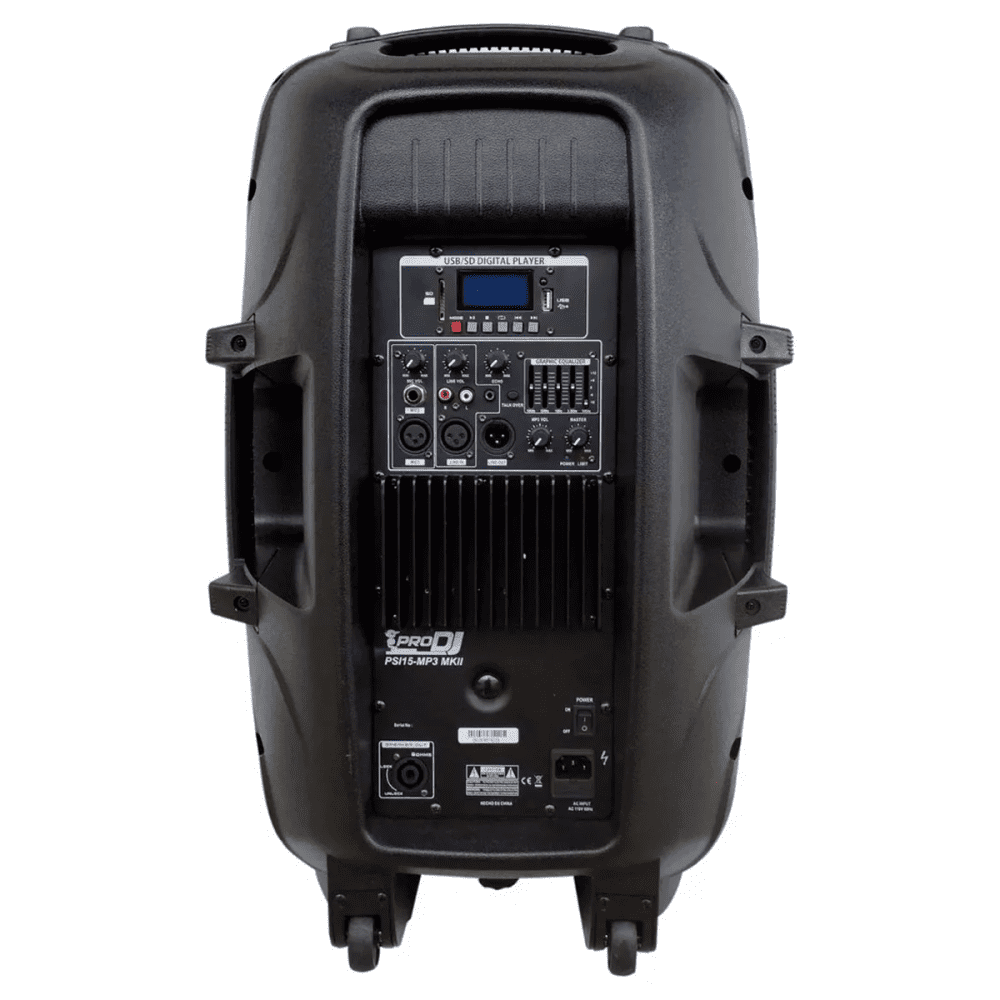cabina de sonido activa prodj 15 de 500w profesional