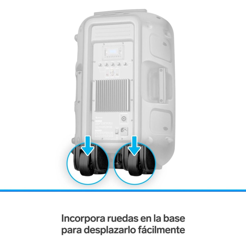 cabina activa de 15 pulgadas steren bat-15 de 2800w profesional