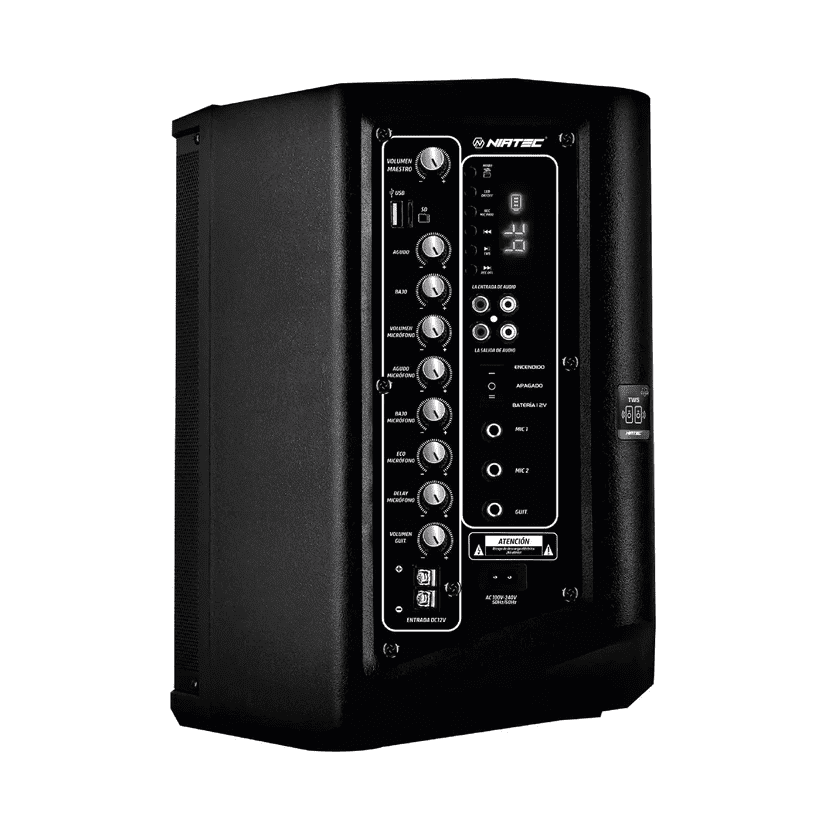 cabina activa de 8 pulgadas